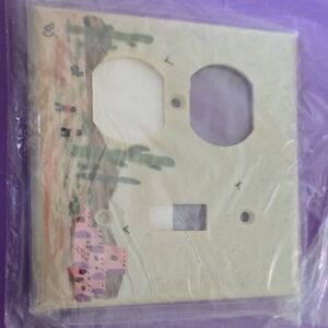 Decorative Wall Plate Cover with Artistic Design